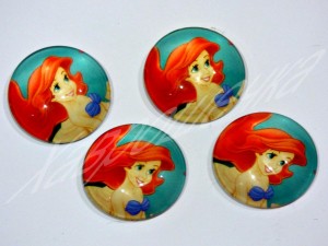 Серединка кругла "Ариель", 2,5 см